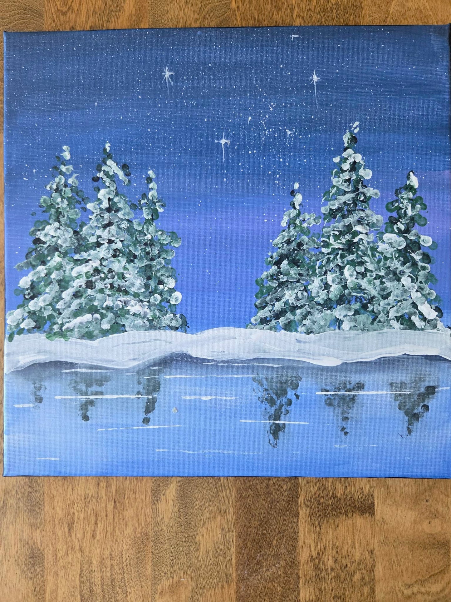 Atelier peinture d’hiver