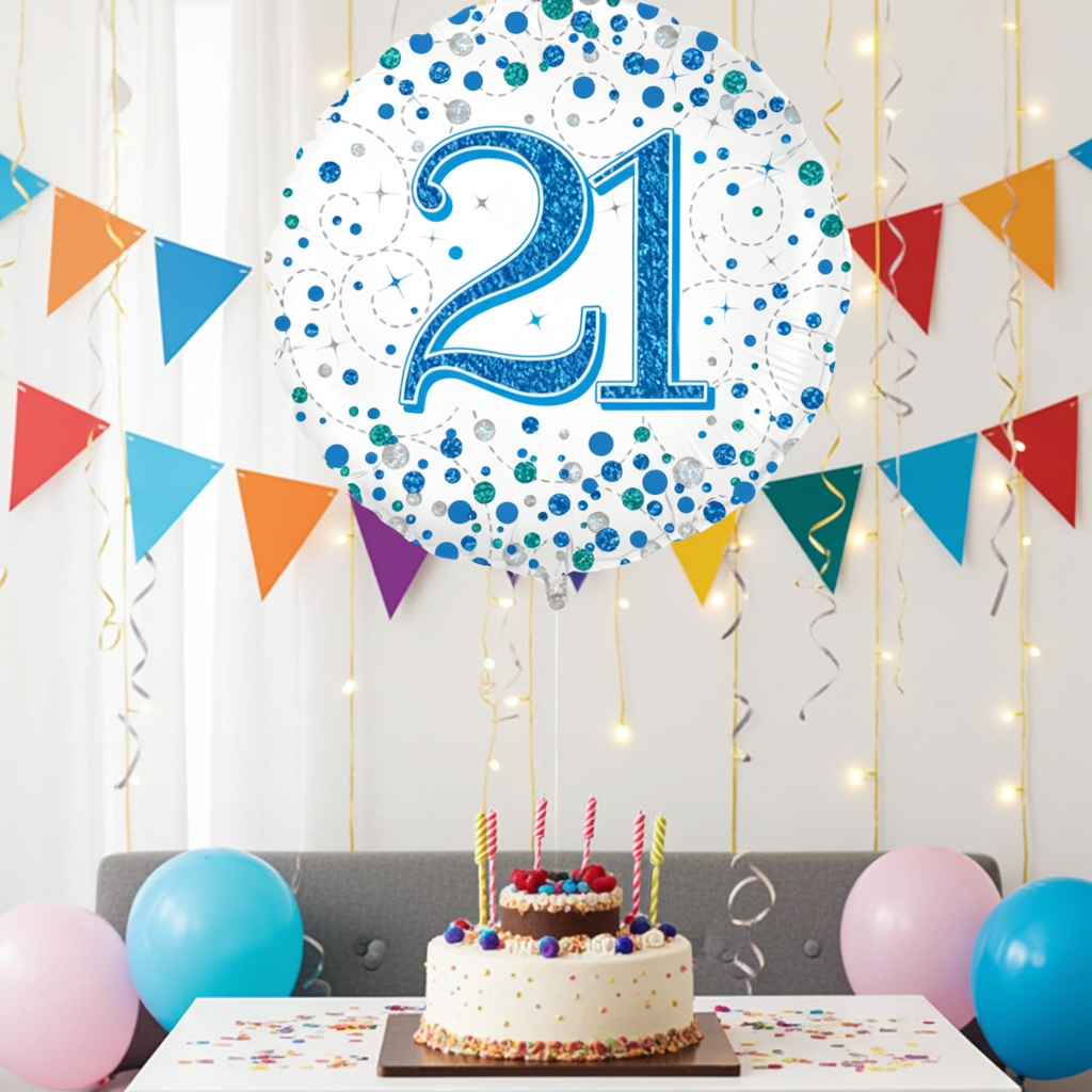 21st Foil Balloon