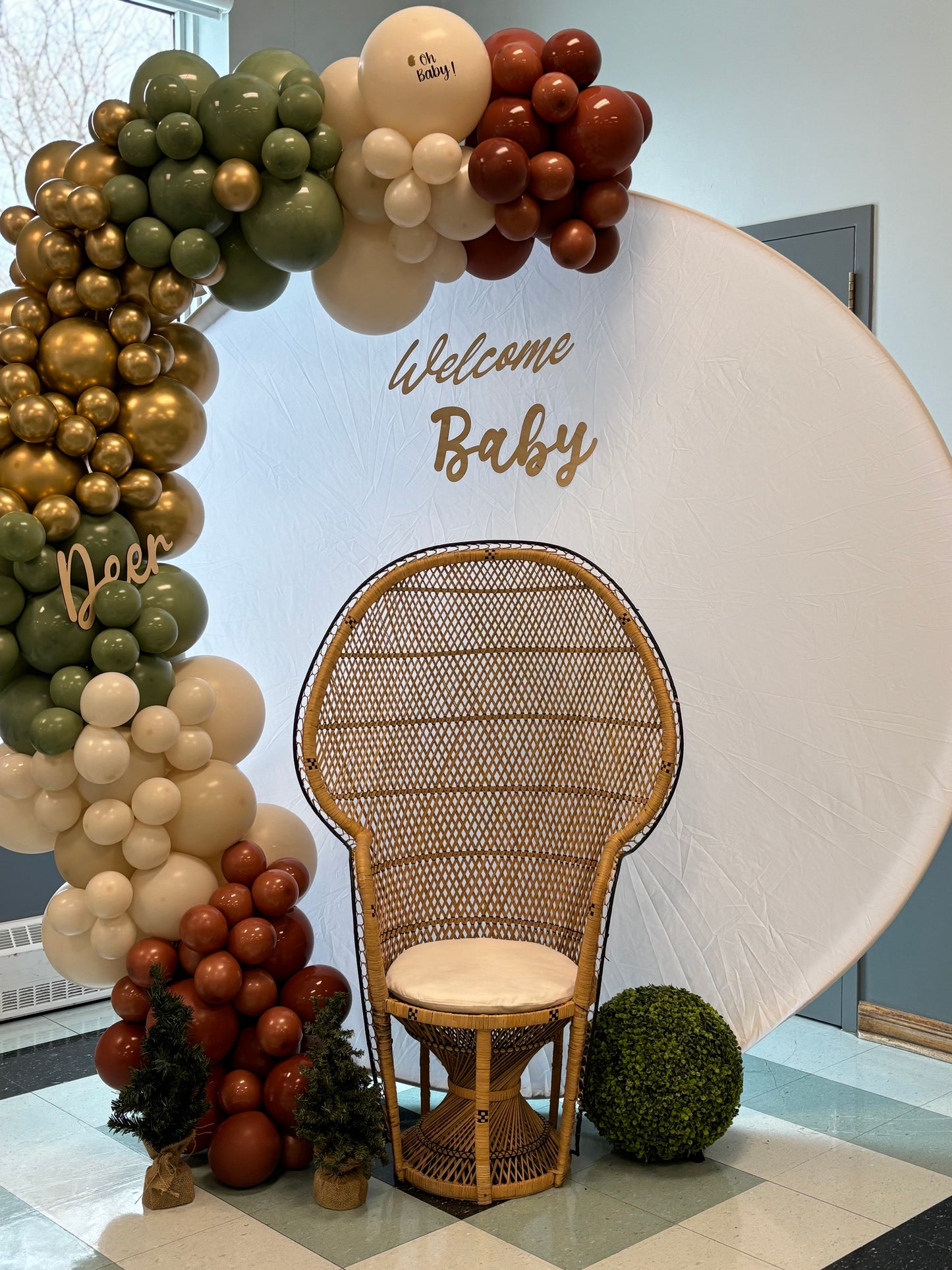 Elegant balloon Ring display