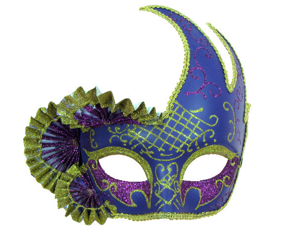 Plastic Mardi gras mask