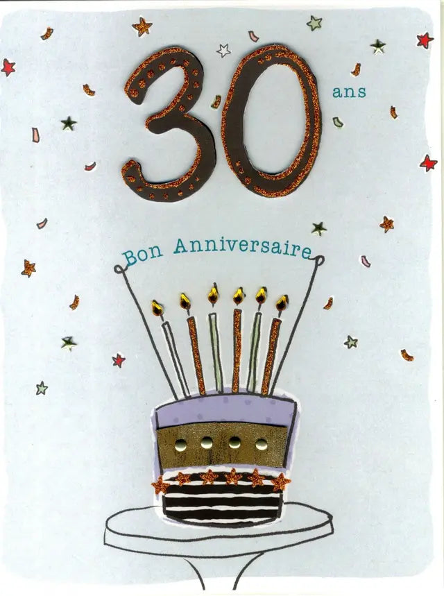 30 ans bon anniversaire - Cake