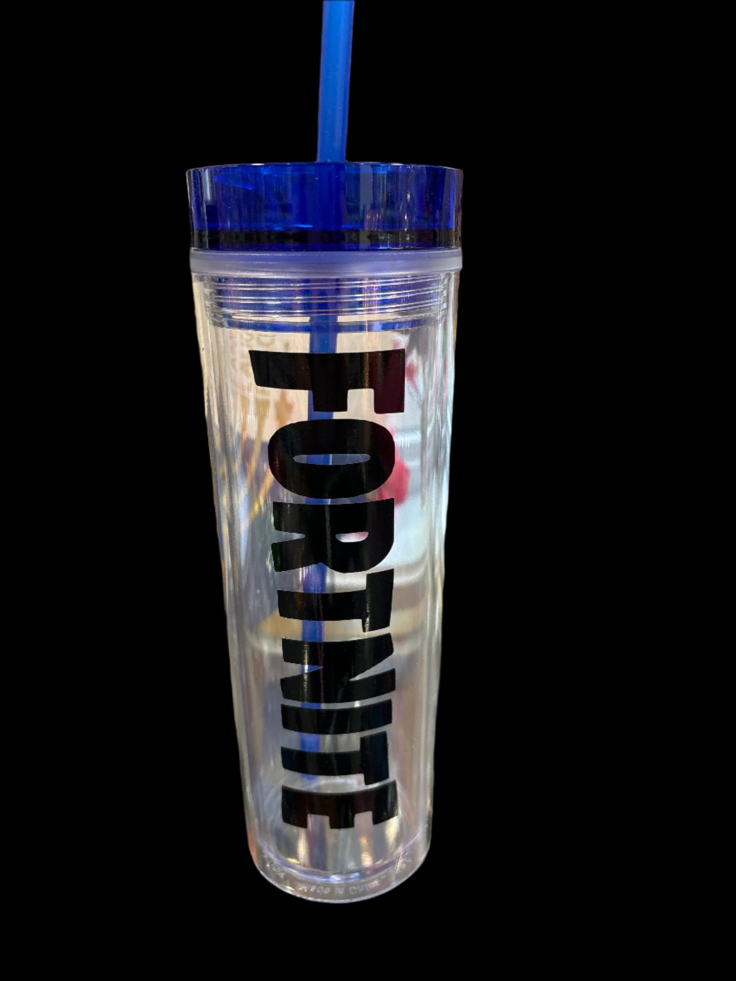 Clear Personalized water bottle