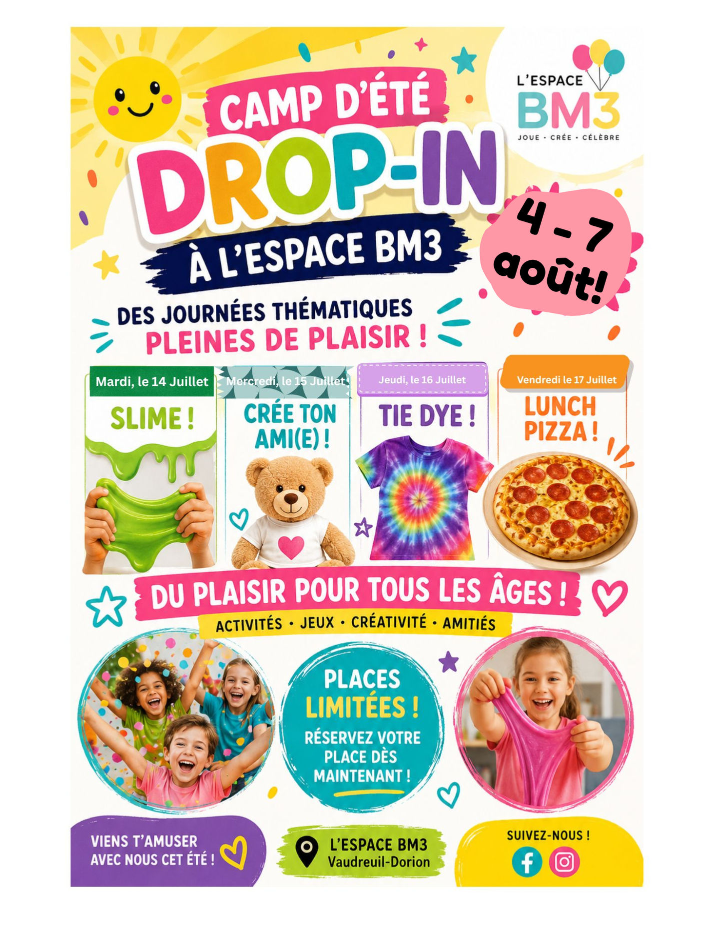 Camp d'été sans rendez-vous