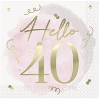 Milestone Blush Napkins