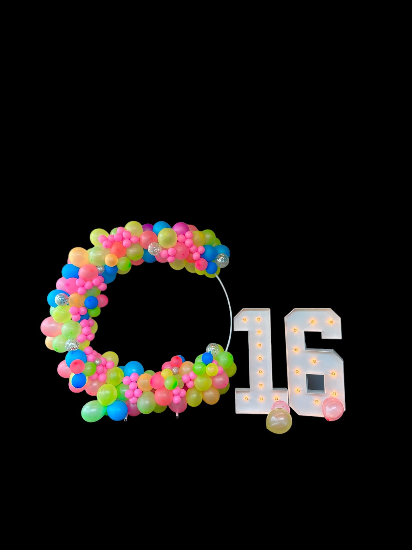 Elegant balloon Ring display