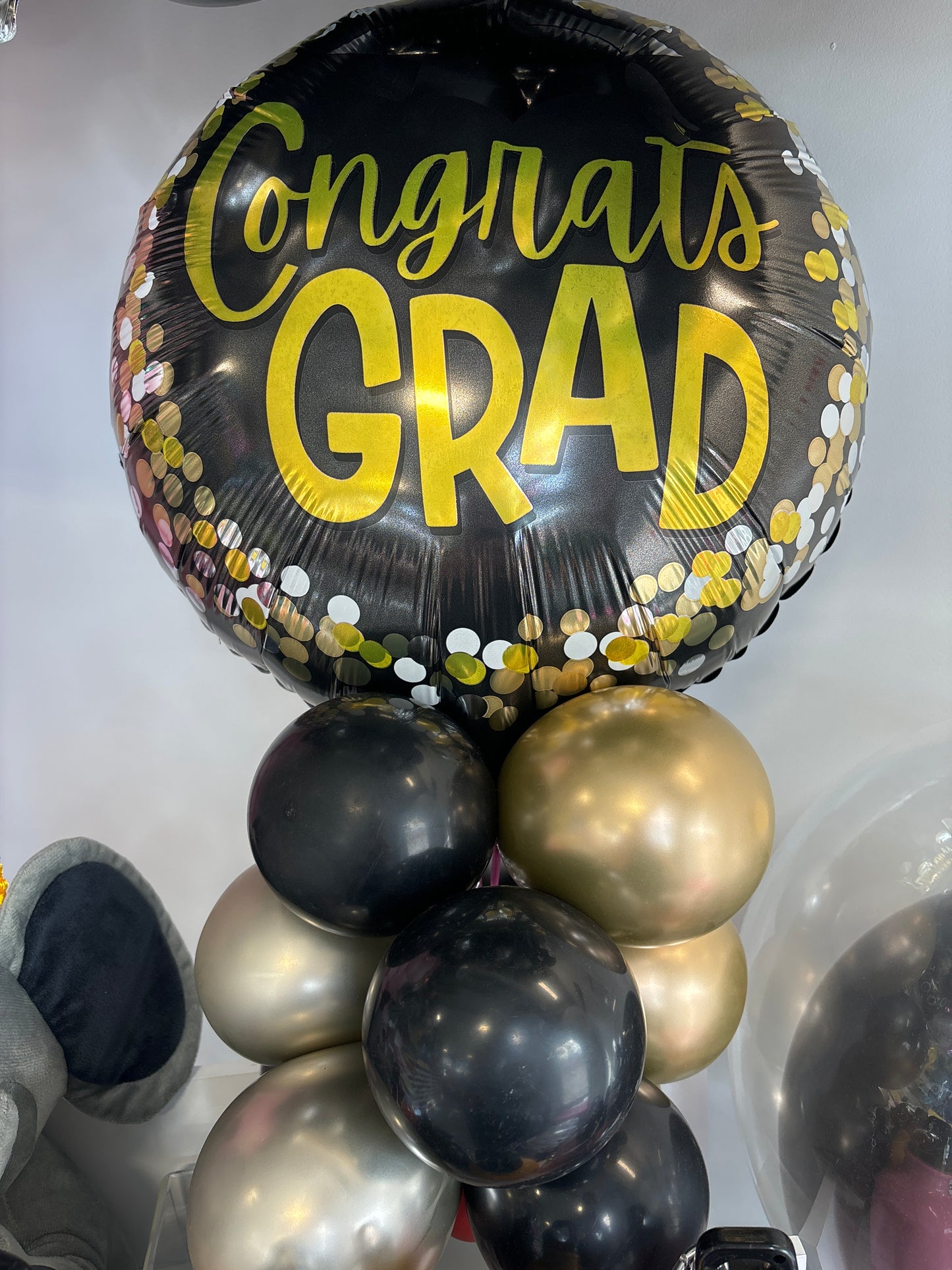 Grad Foil Balloon Table Centerpiece