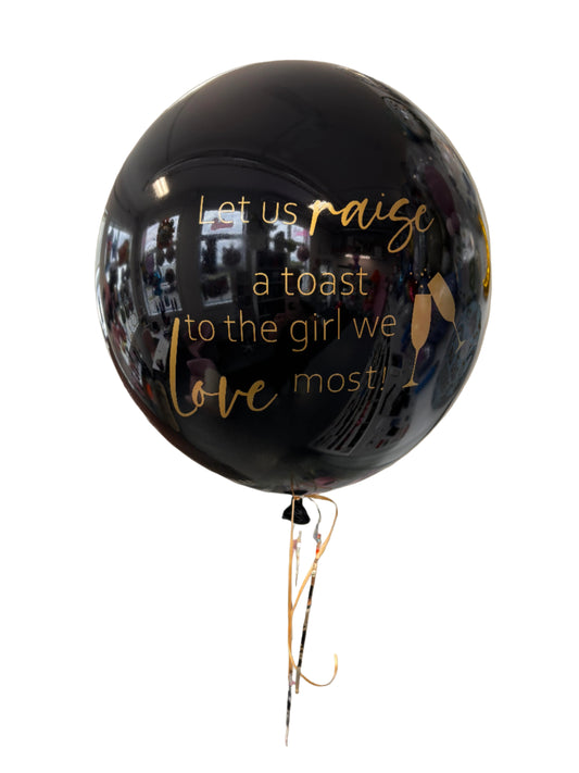 Ballon d'anniversaire surdimensionné