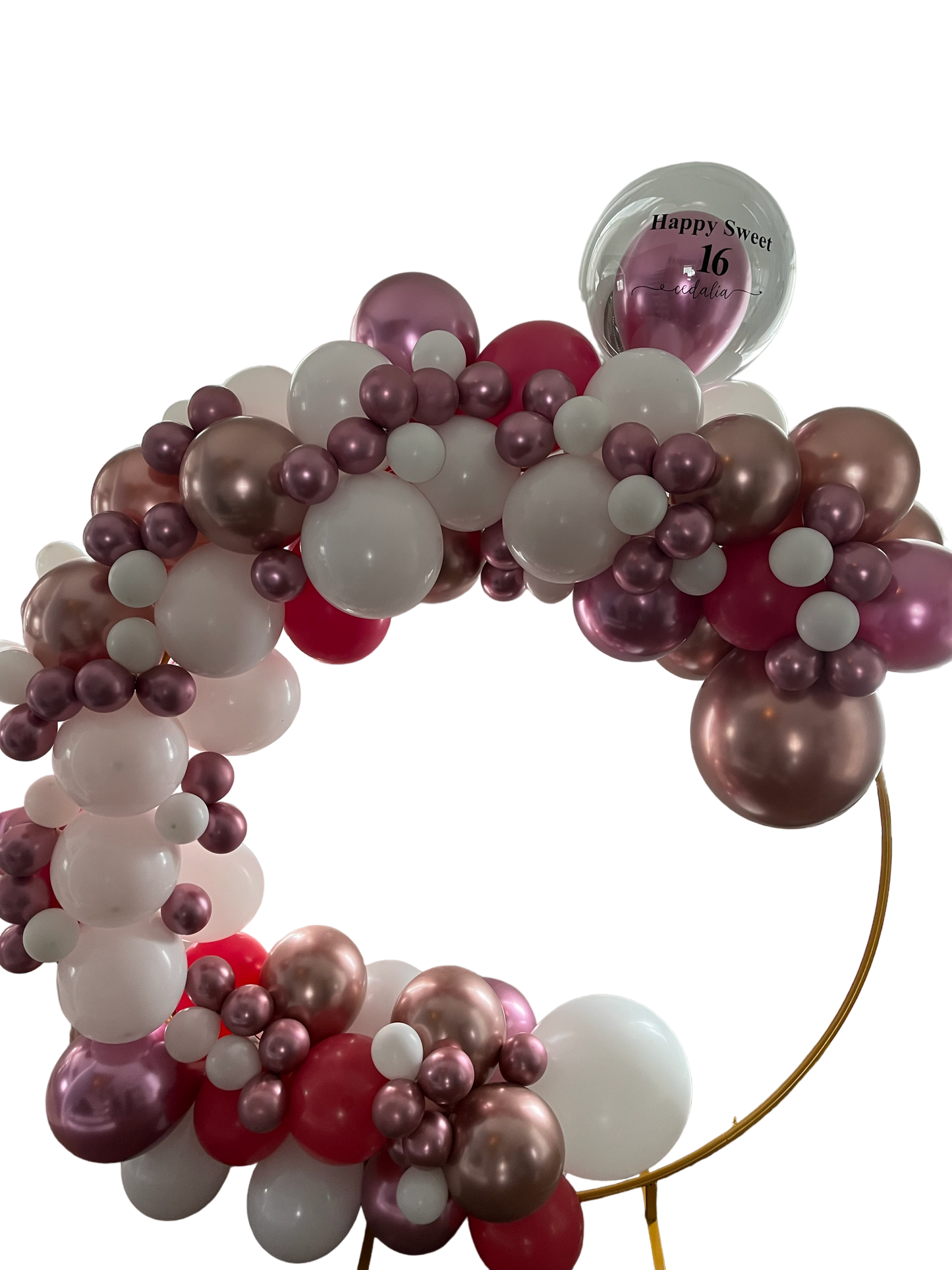 Elegant balloon Ring display