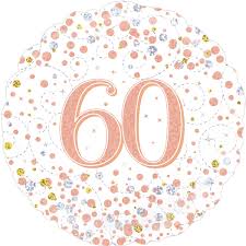 60th Foil Balloon