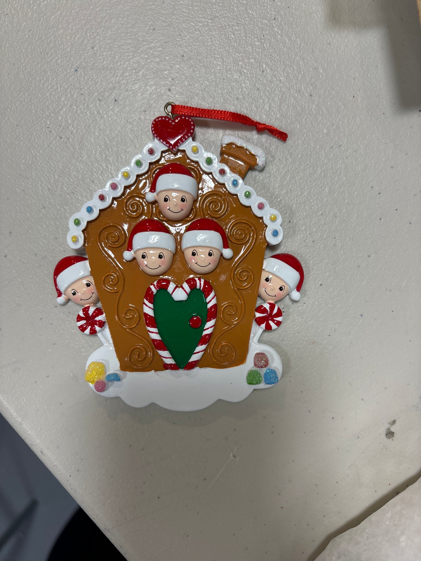Holiday Ornament - Gingerbread Family