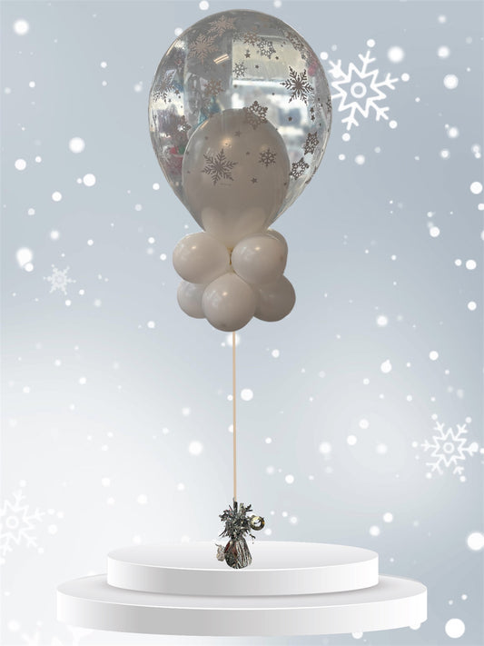 Transparent Holiday Balloon Bouquet