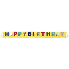 Giant Birthday Fringe Banner