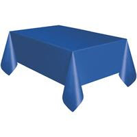 Nappe de table rectangulaire en plastique solide