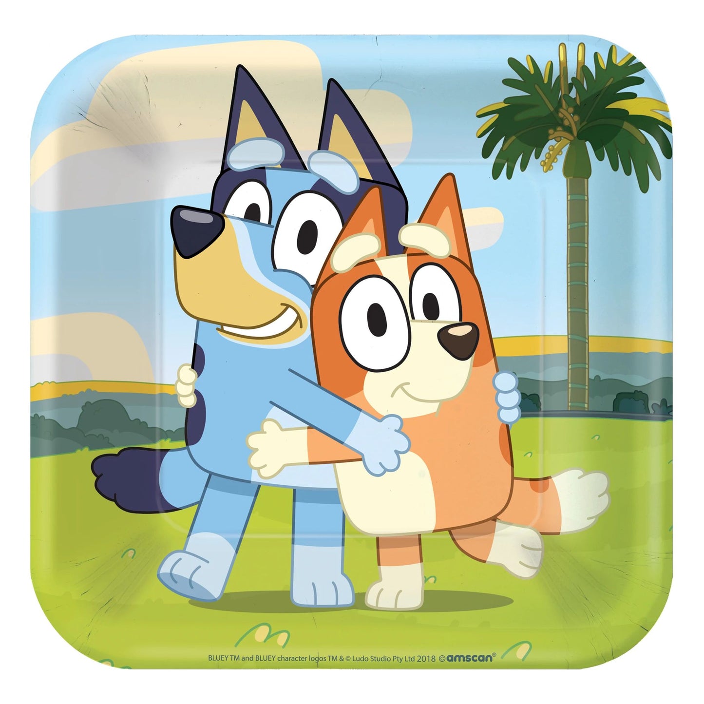 Bluey Dessert Plates