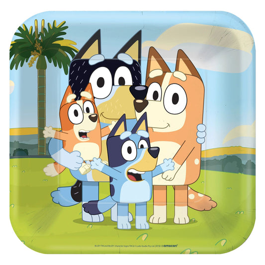 Bluey Luncheon Plates