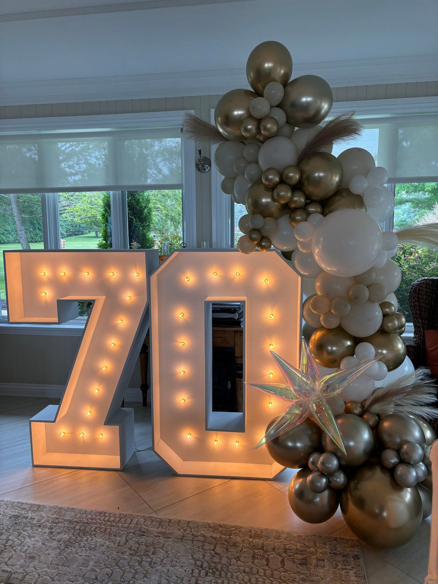Light Up Numbers - Free Standing