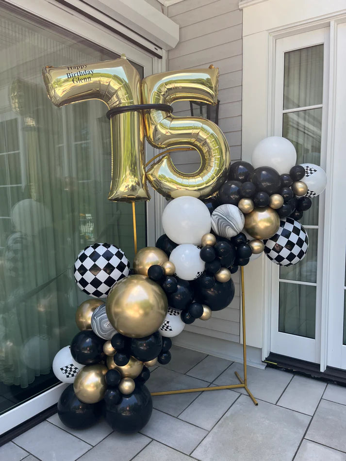 Balloon Garland and Backdrop