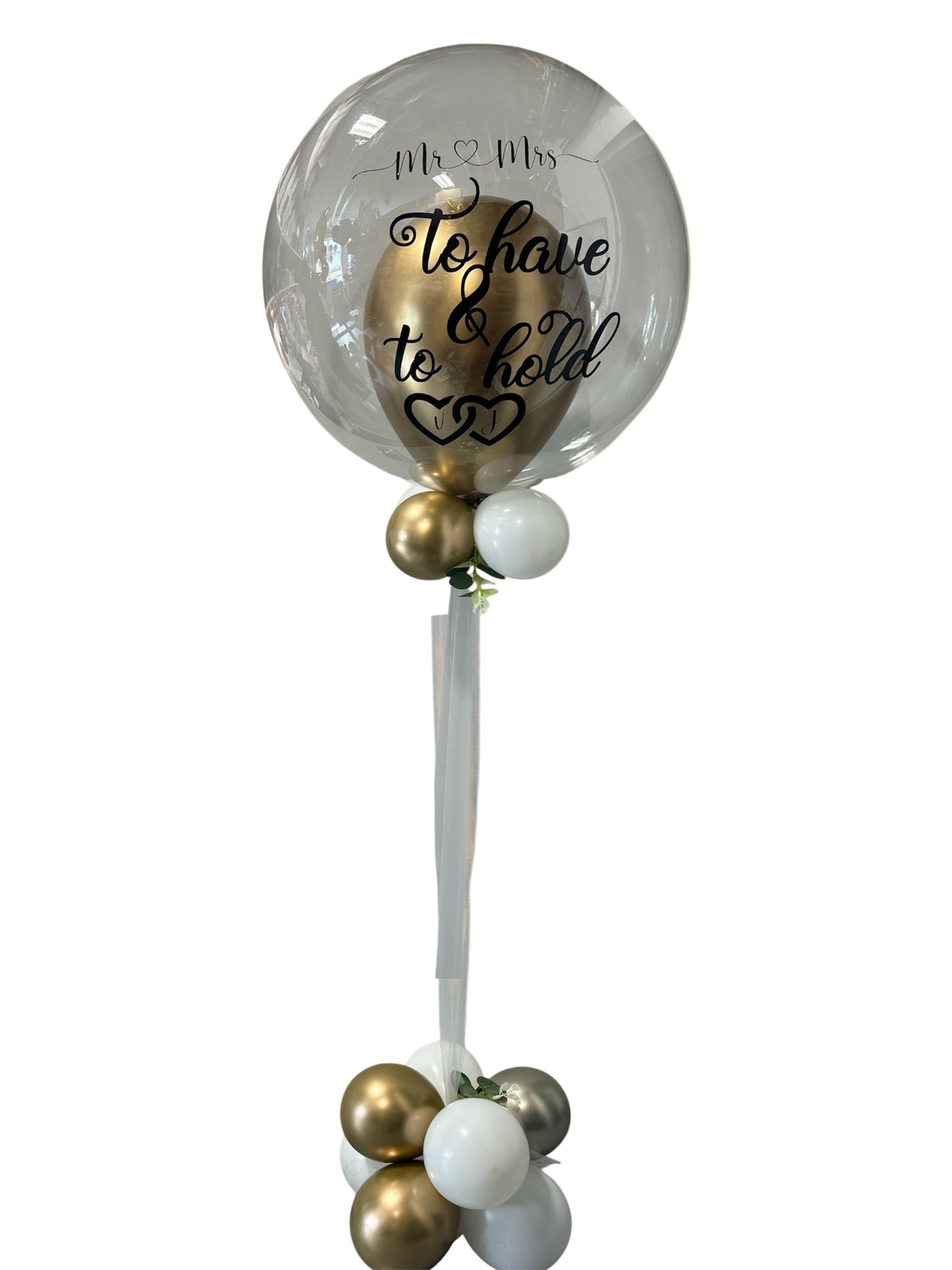Transparent Balloon Tulle Centerpiece