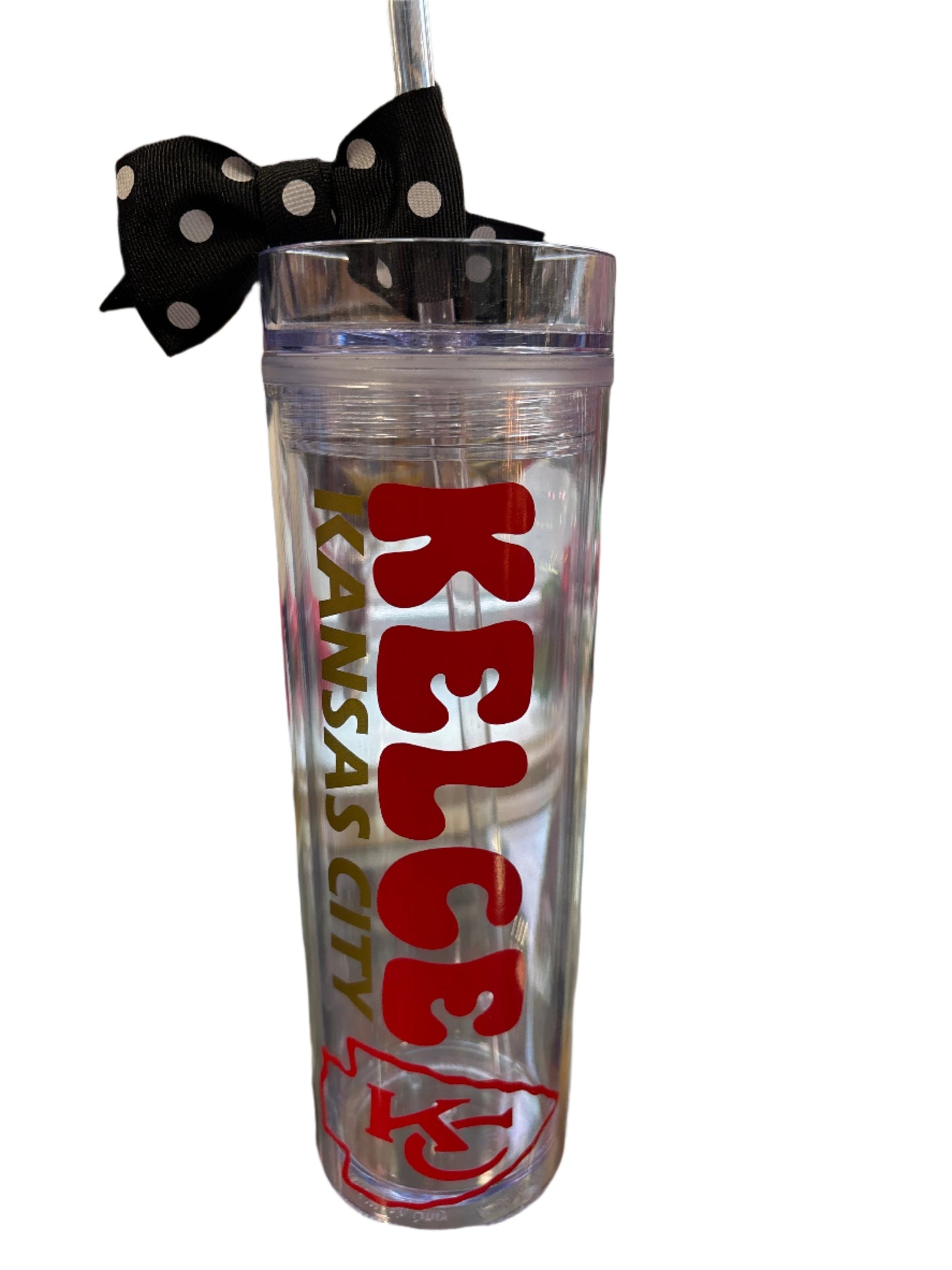 Clear Personalized water bottle
