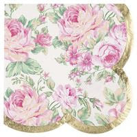 Golden Garden Party Cocktail Napkins