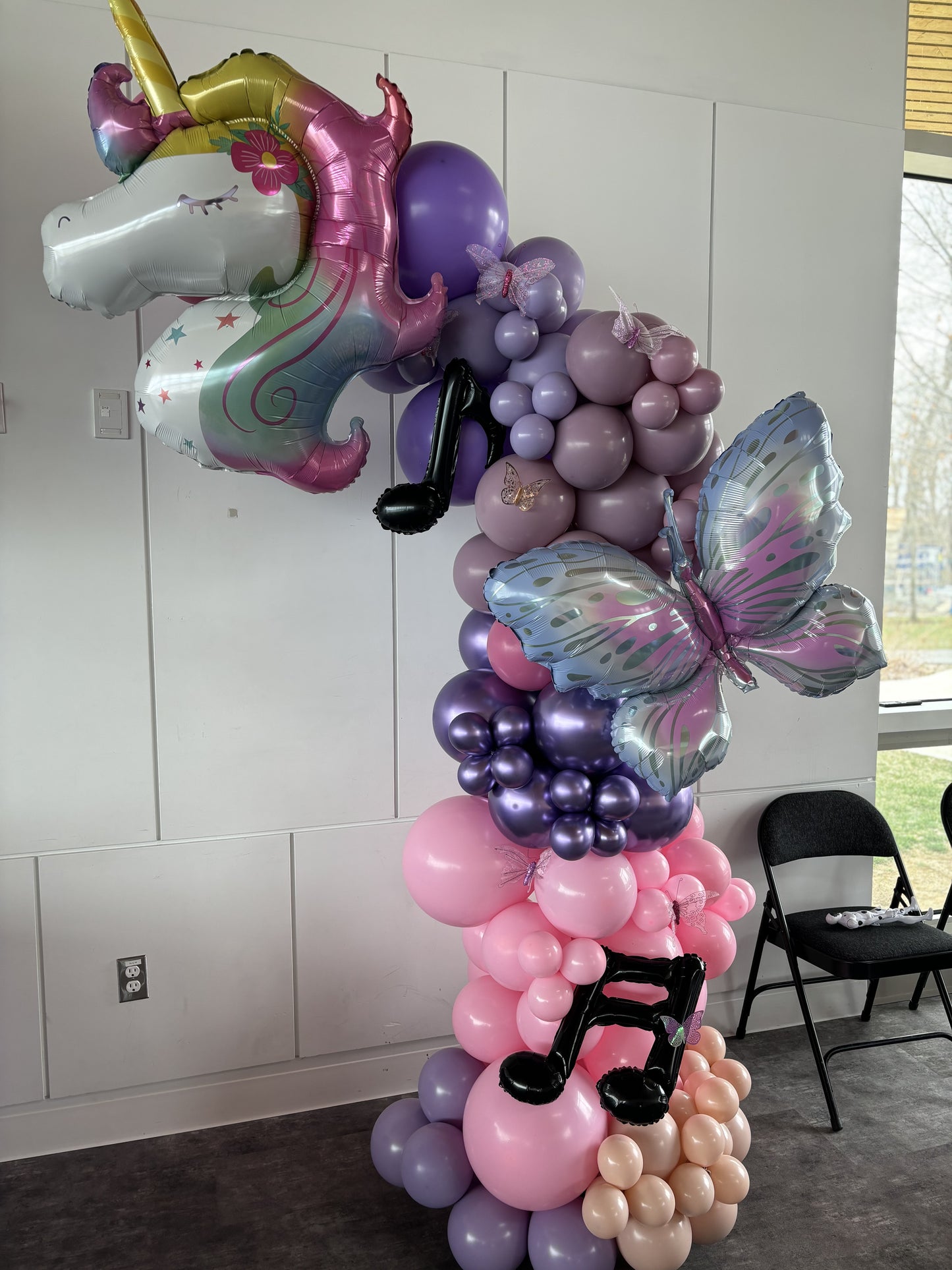 Personalized Organic Balloon Demi Arch