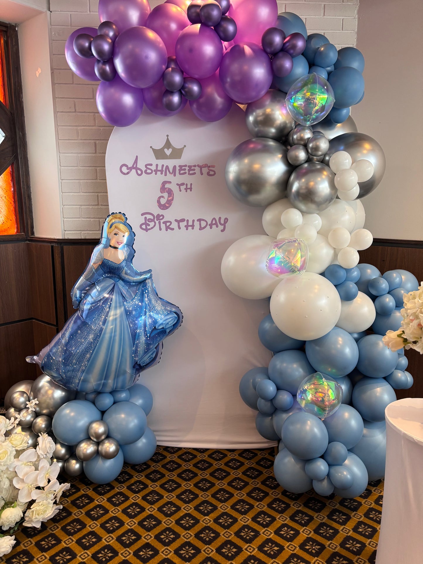 Balloon Garland and Backdrop