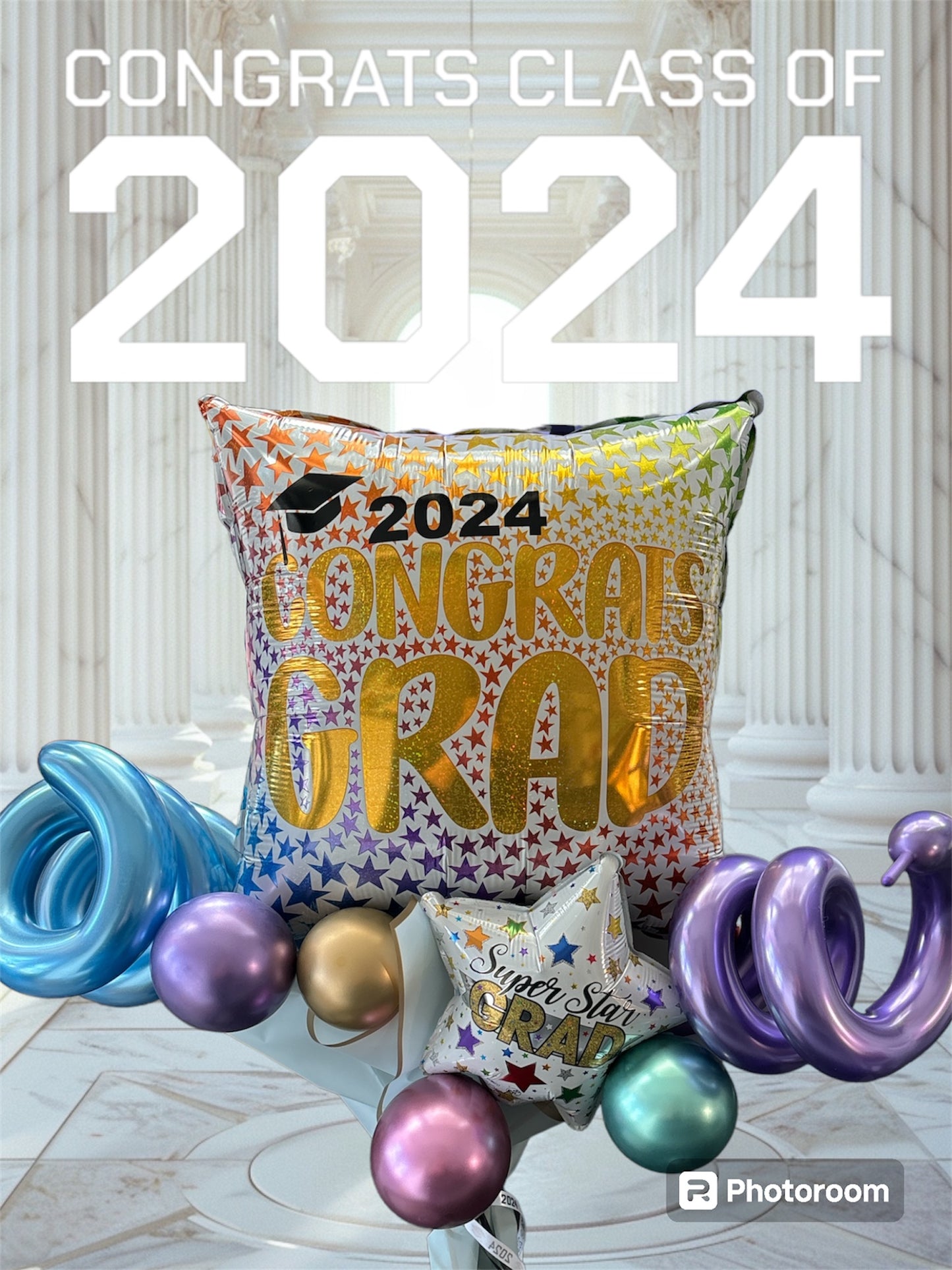 Grad Balloon Bouquet