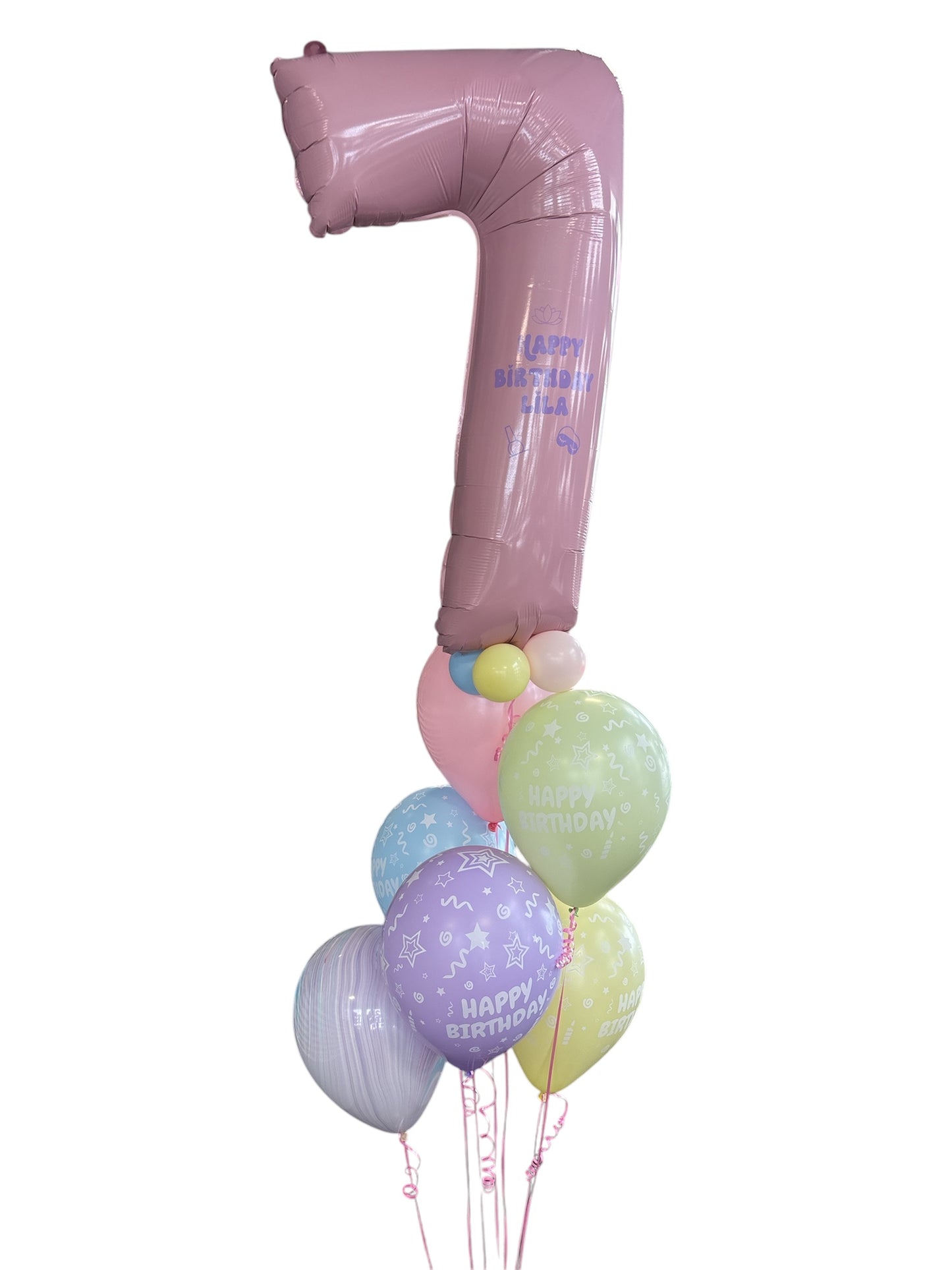 Number Balloon Bouquet