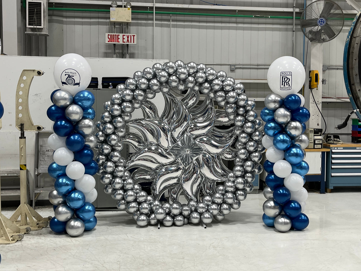 Corporate Balloon Pillar