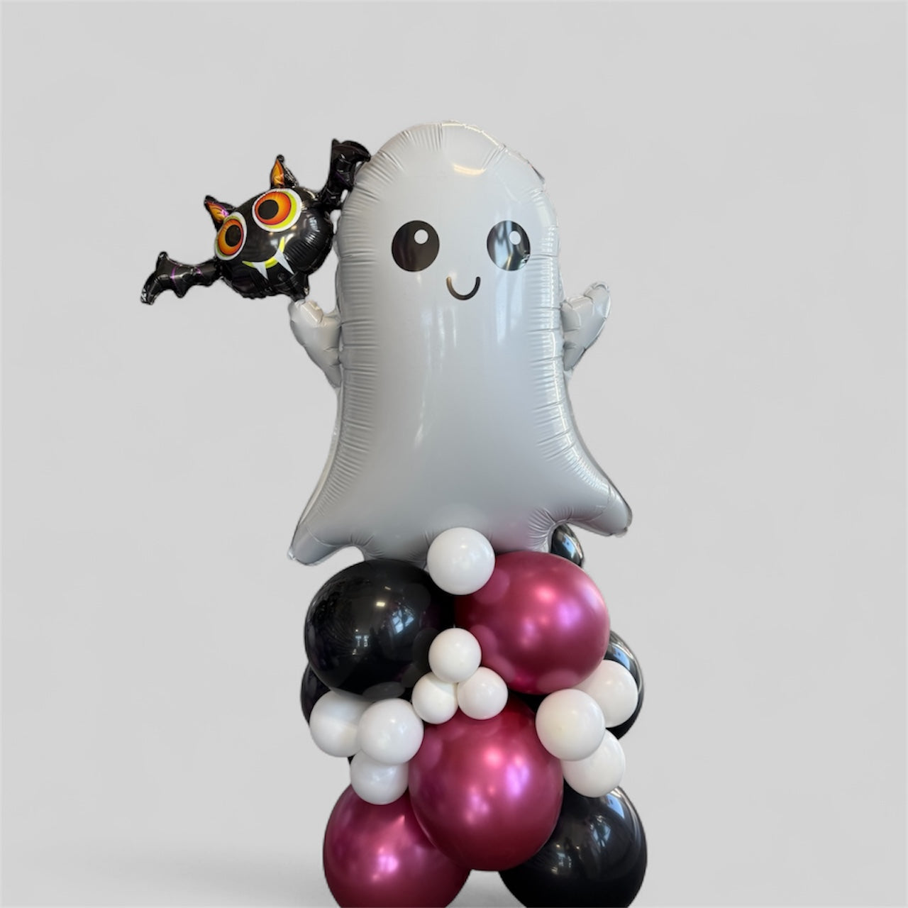 Spooky balloon stack