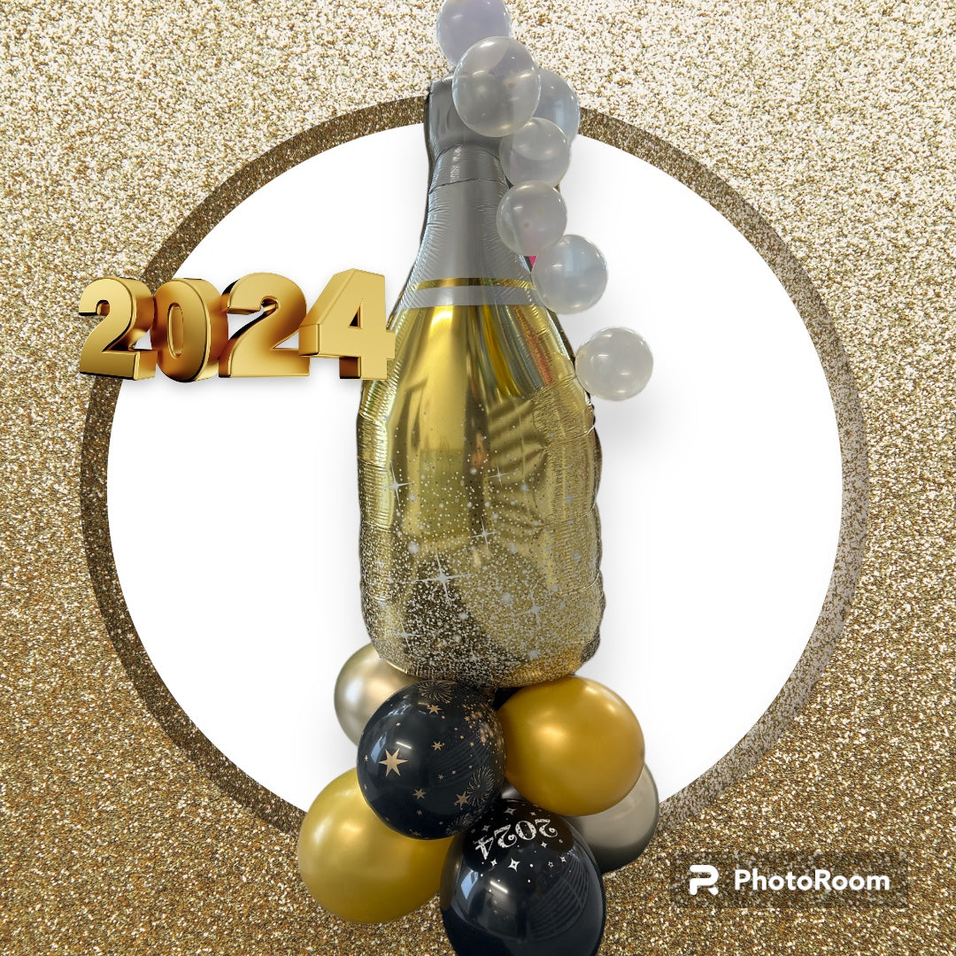 Pile de champagne 2024 – Boutique de ballon BM3