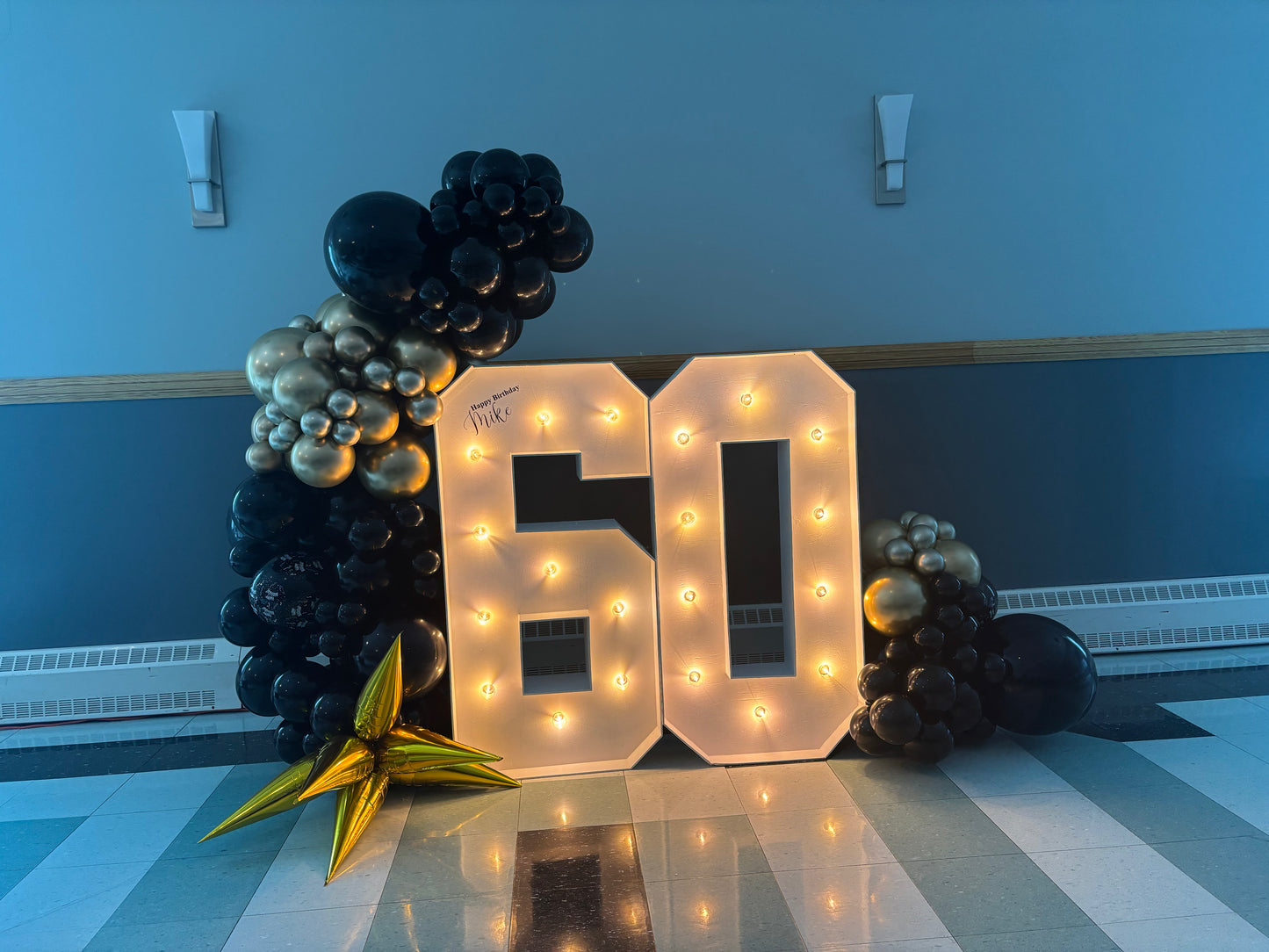 Light Up Numbers - Free Standing