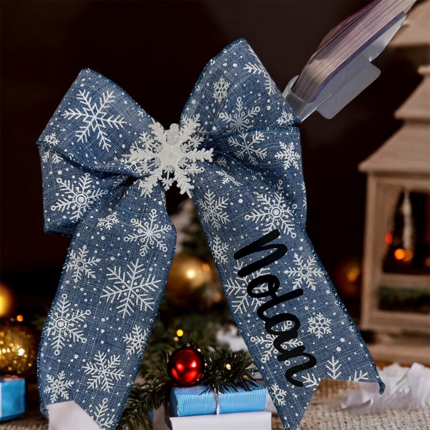 Personalized Holiday bow