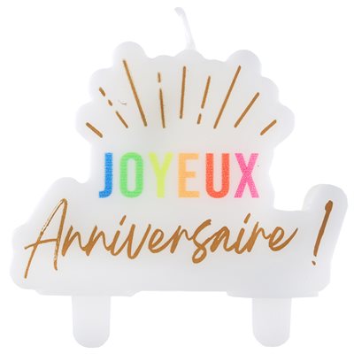 Joyeux Anniversaire Candle