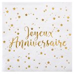 Joyeux Anniversaire Napkins