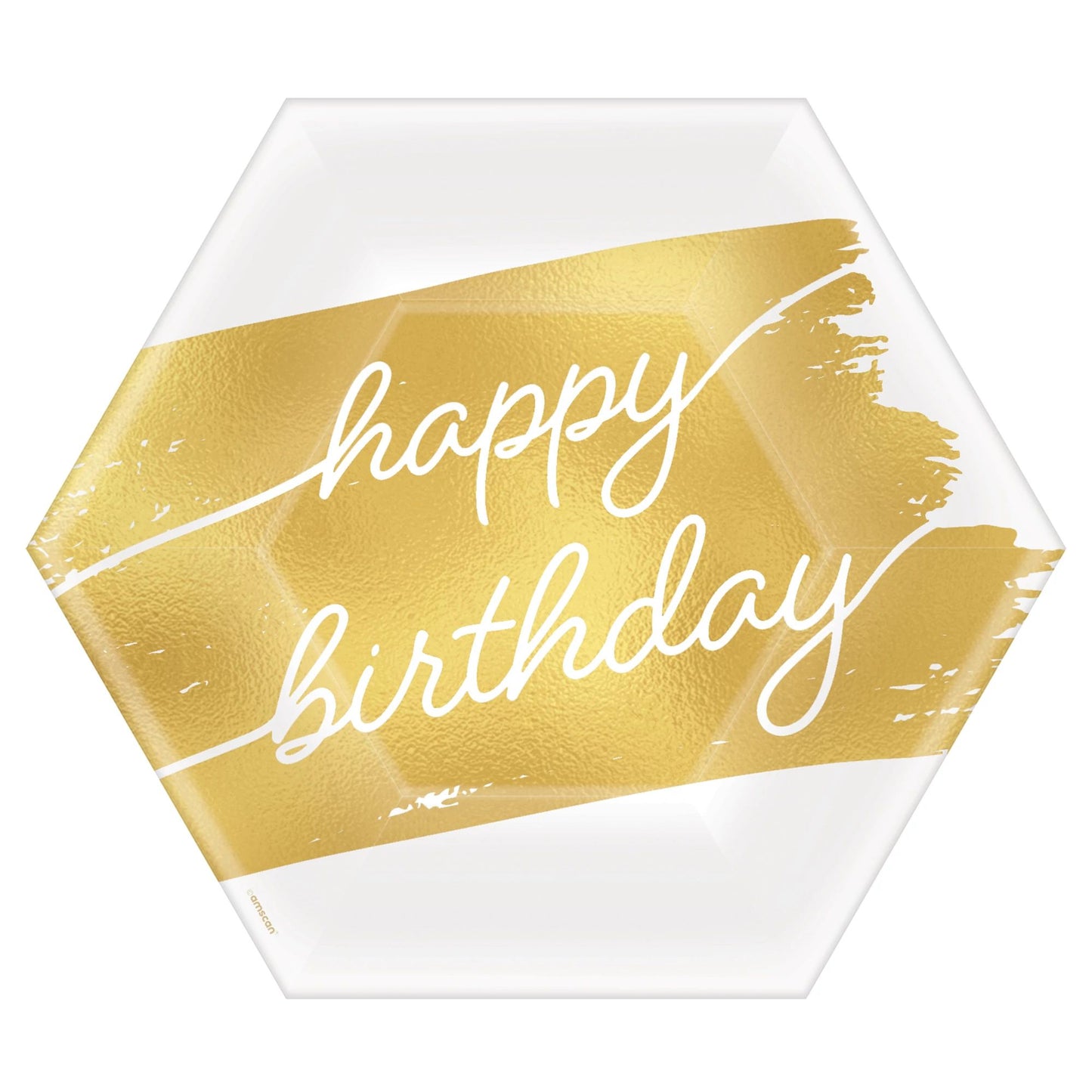 Classy Happy Birthday Plate