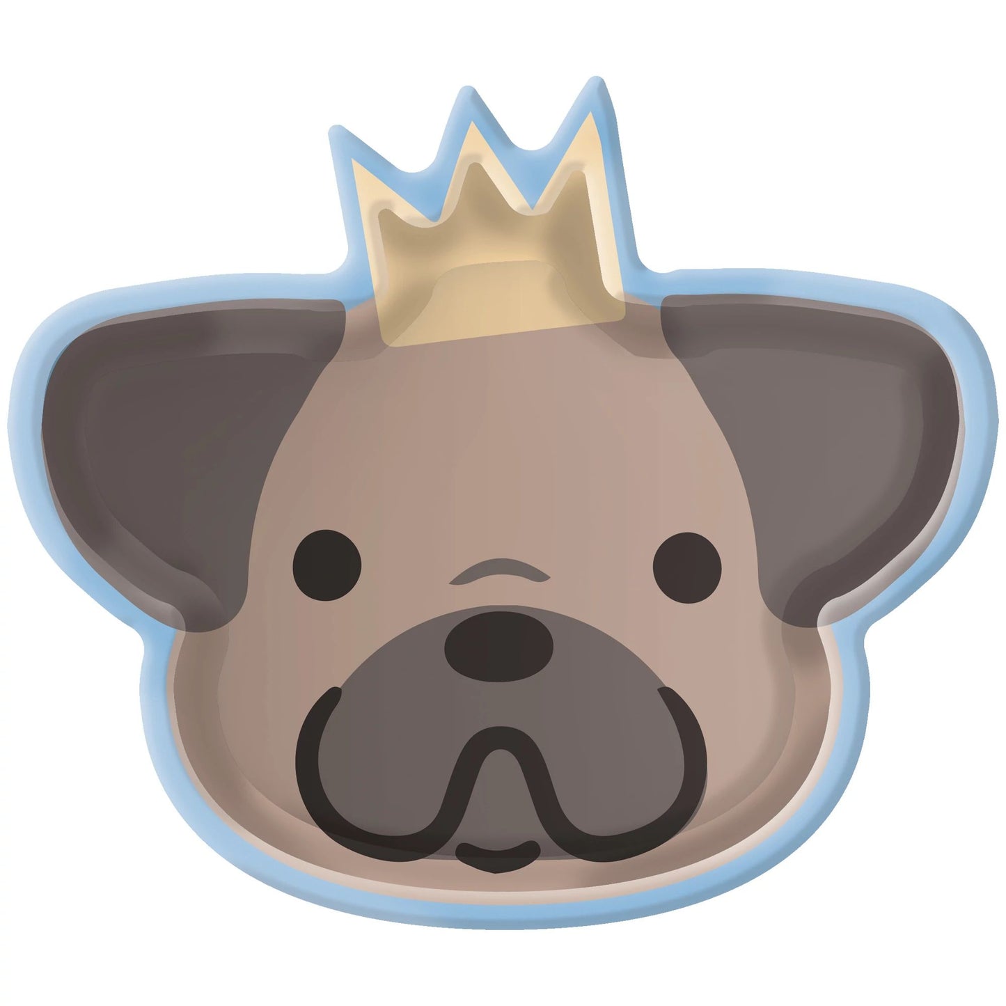 Dog Shaped Party Foil Plates