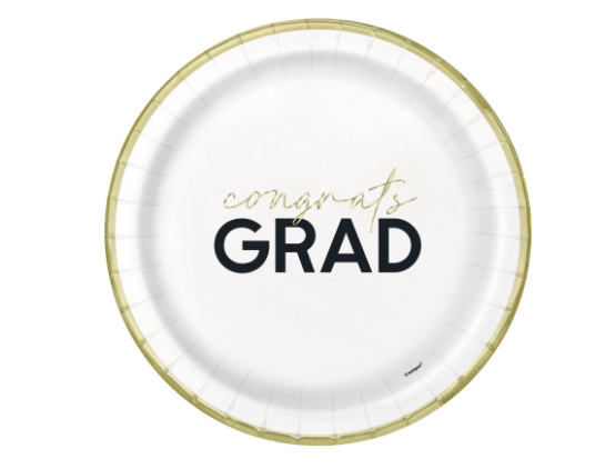 Assiettes Félicitations Diplômé