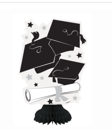 Mini-décoration alvéolée pour remise de diplôme