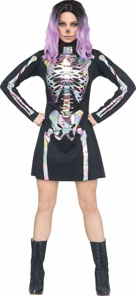 Holographic Skeleton Costume