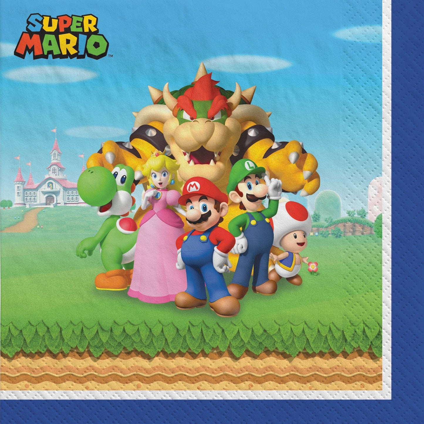 Serviettes de table Super Mario