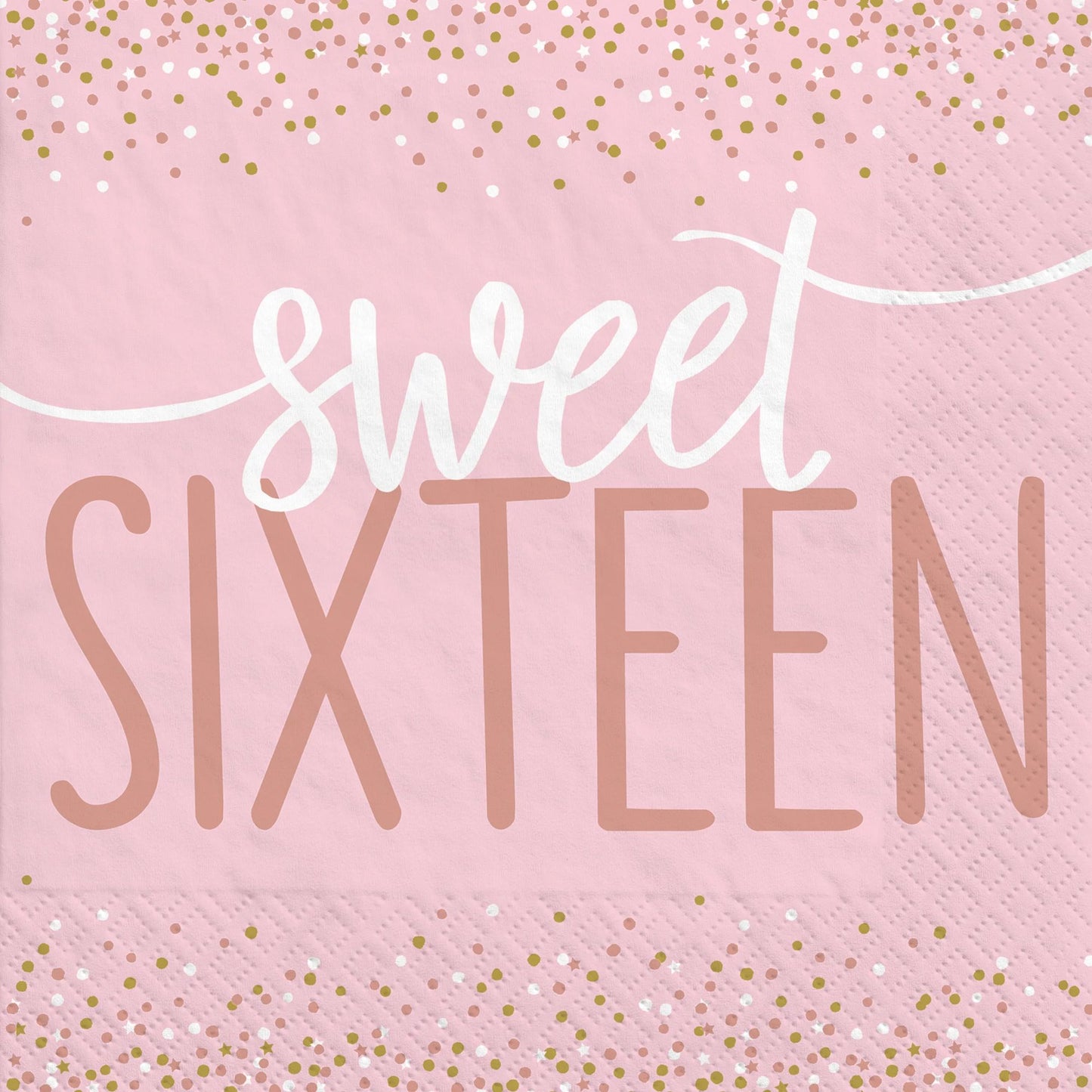 Serviettes de table Sweet Sixteen