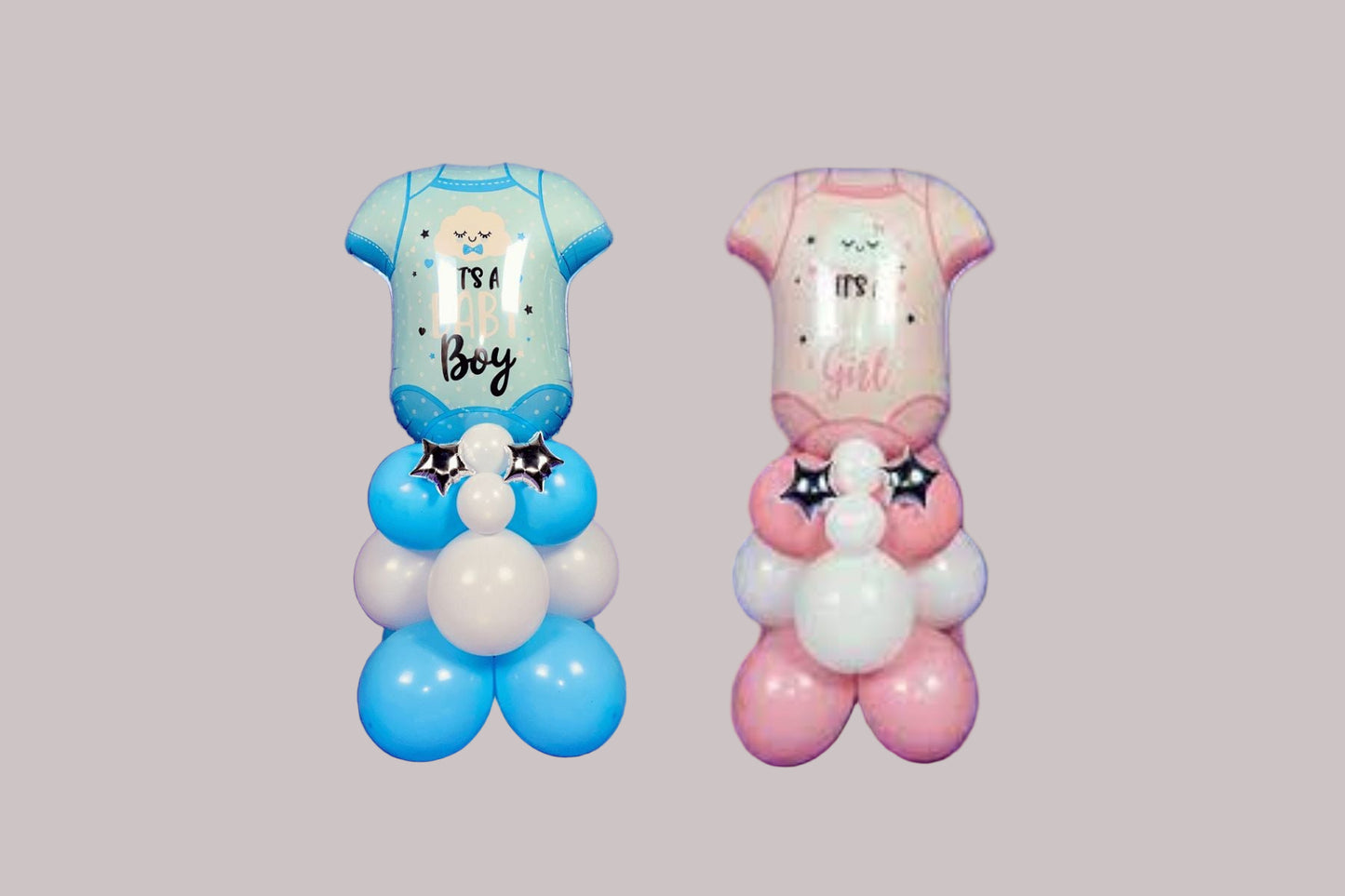 Double Number Stack Balloon Package