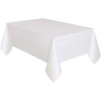Nappe de table rectangulaire en plastique solide