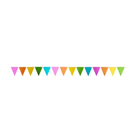 Multicolor Glitter Flag Banner