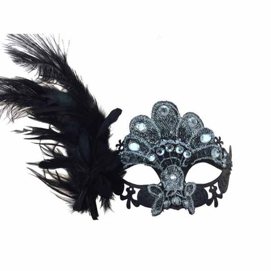 Gem Feathered Masks