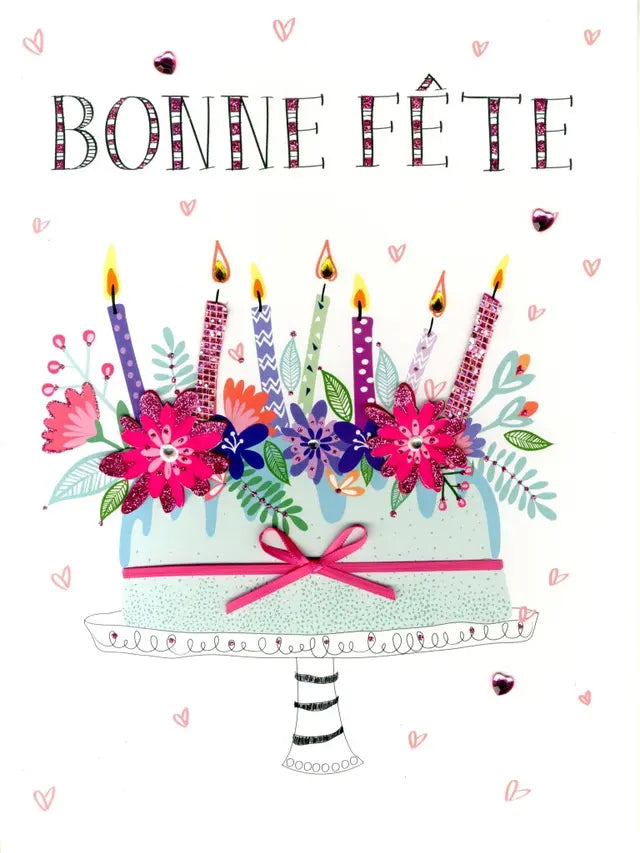 "Bonne Fête" Jumbo Card