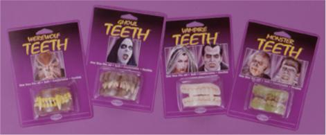 Character Teeth – 4 Assorted