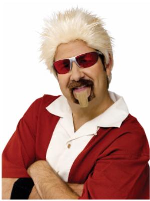 Celebrity Chef Wig & Goatee Set
