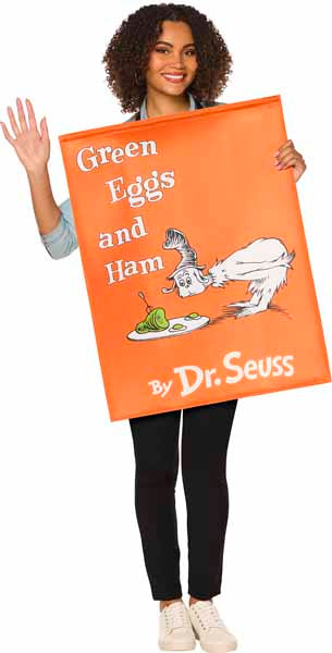 GREEN EGGS AND HAM BOOK COVER COSTUME